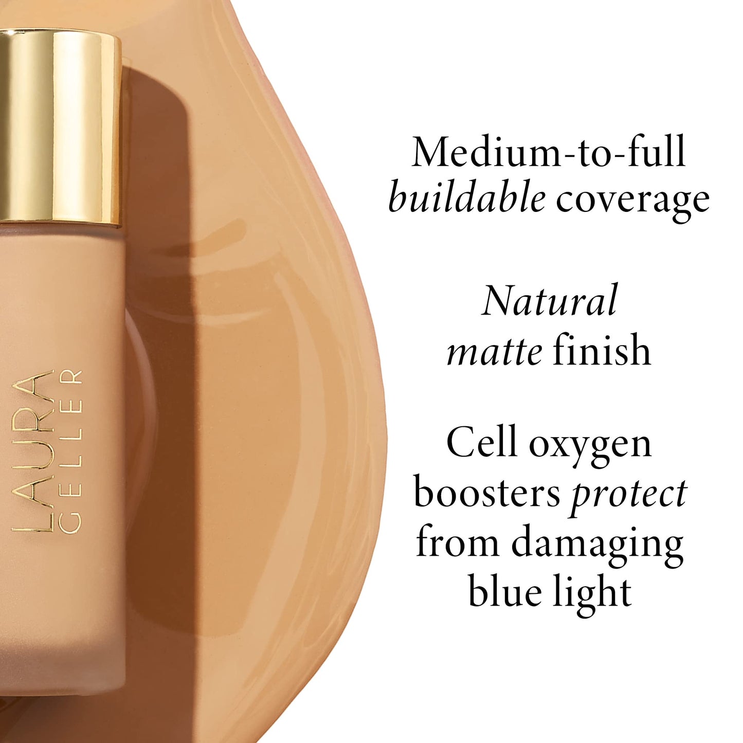 LAURA GELLER NEW YORK Baked Balance-n-Glow Illuminating Foundation + Double Take Full Coverage Liquid Foundation - Tan