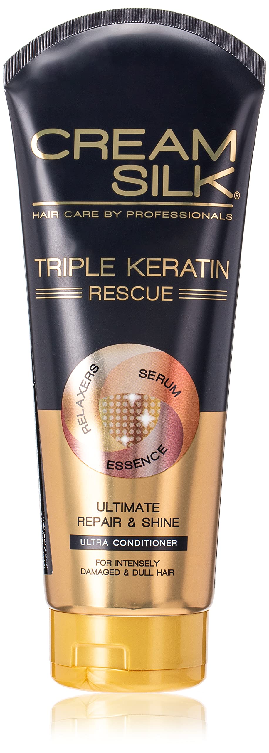 Cream Silk Triple Keratin Rescue Ultimate Repair & Shine Conditioner, 340mL, Unisex