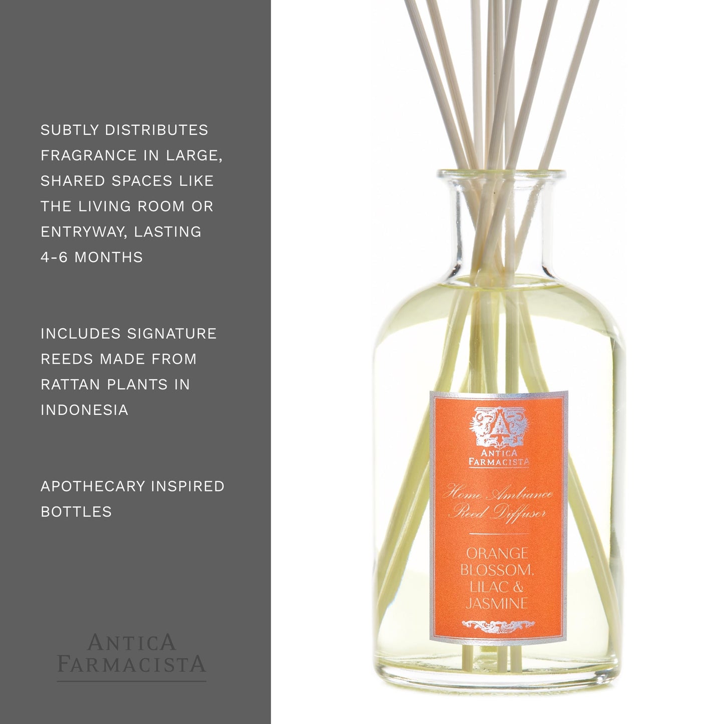 Antica Farmacista Home Ambiance, Orange Blossom, Lilac and Jasmine 16.9 Fl Oz