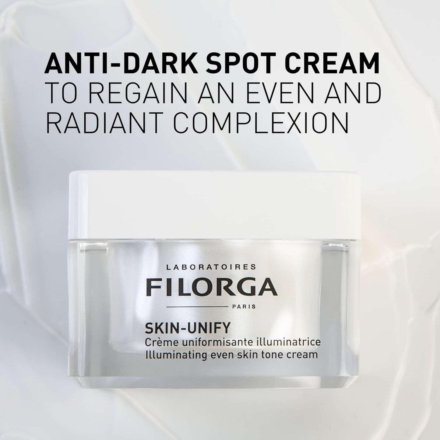 Filorga Skin-Unify Face Cream, Dark Spot Reducing Face Cream with Hyaluronic Acid and Glabridin for an Even Complexion and Radiant Skin, 1.69 fl. oz.