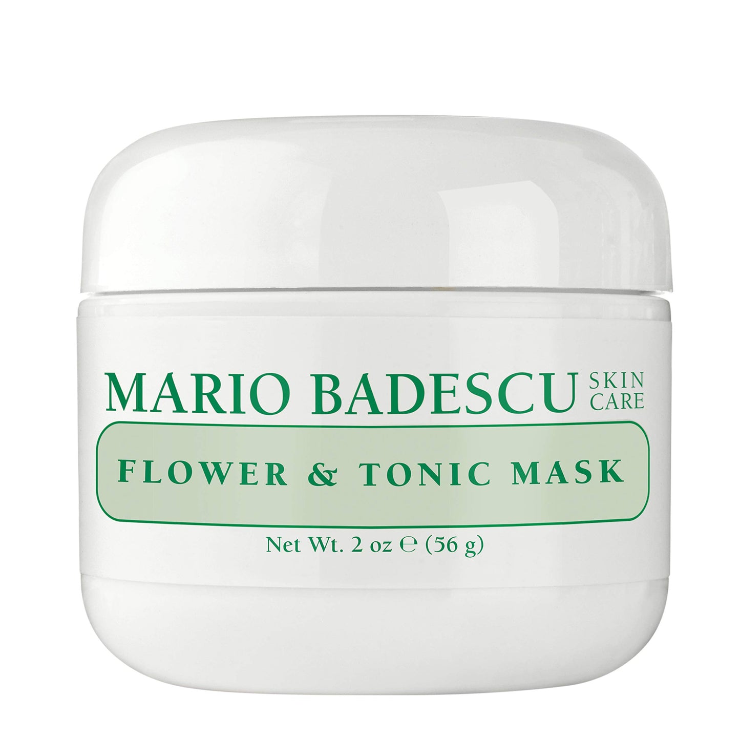 Mario Badescu Flower & Tonic Mask - Absorbs Excess Oil and Shine - Gentle and Purifying Face Care for Men and Women - Facial Mask Ideal for Combination, Oily or Sensitive Skin, 2 oz