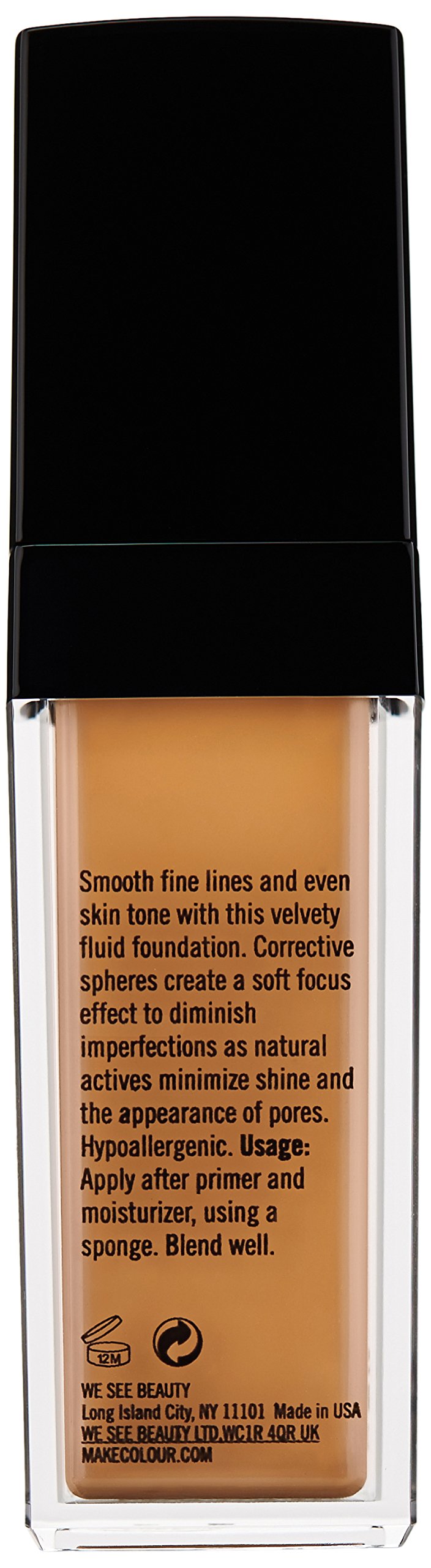 MAKE Cosmetics Soft Focus Foundation, Warm No. 3, 1 oz.