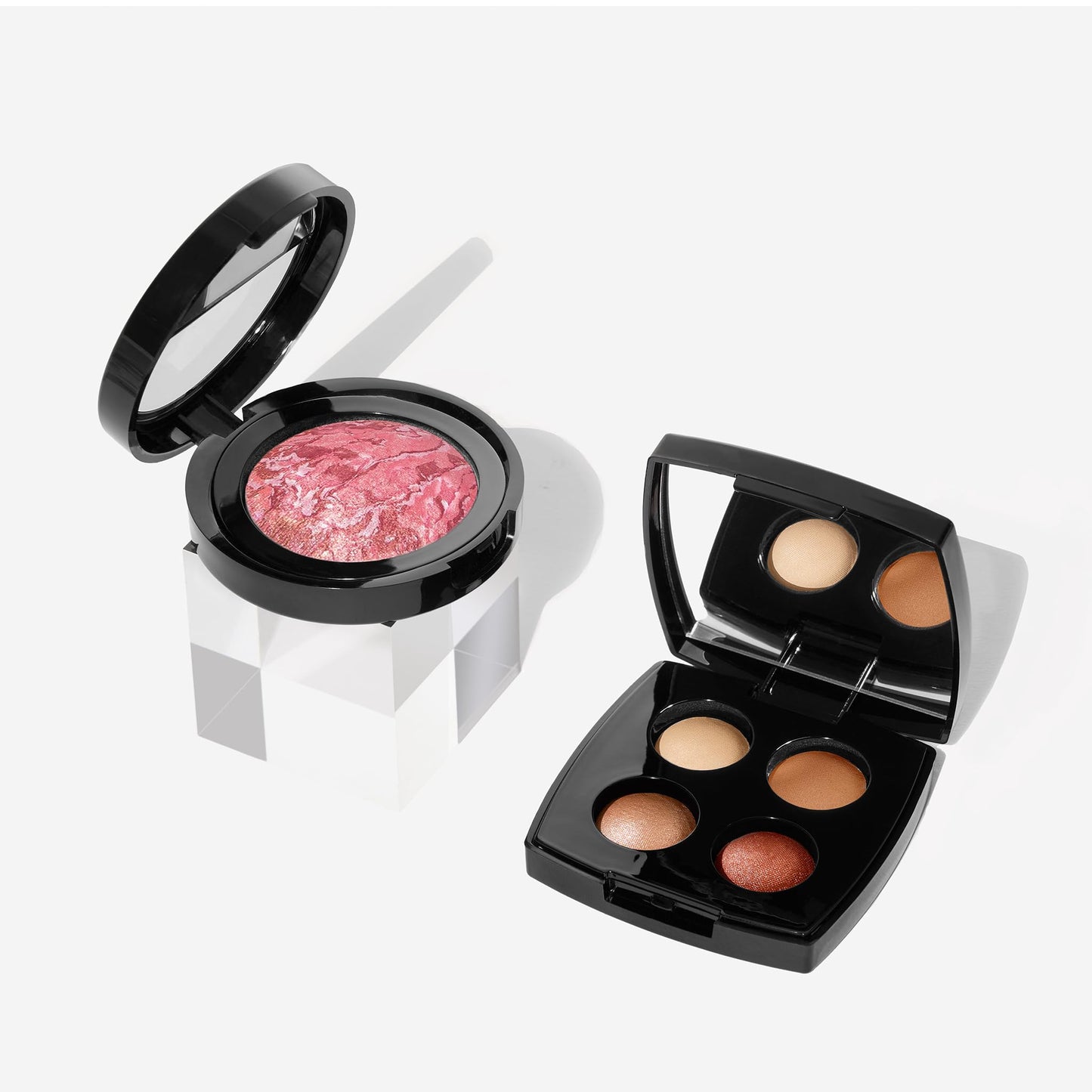 LAURA GELLER NEW YORK Laura's Bakery Kit - Baked Blush-n-Brighten Marbleized Blush + Baked Eyeshadow Quad - Tropic Hues