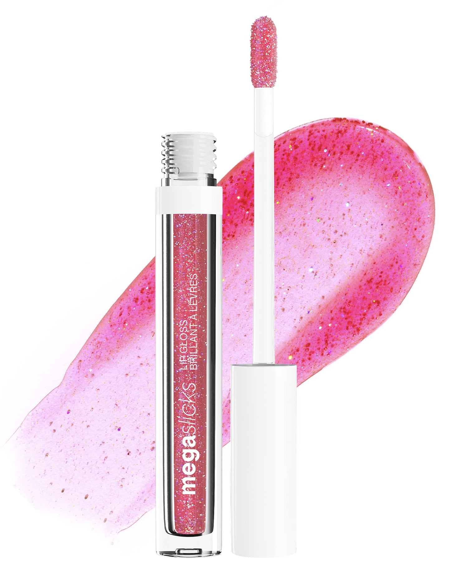 wet n wild MegaSlicks Lip Gloss, Ultra-Glossy, Vitamin-E Enriched, Ultra-Gloss High Shine Moisturizing, Cruelty-Free & Vegan - Crushed Grapes