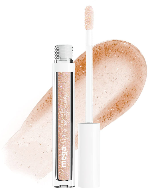 wet n wild Mega Slicks Lip Gloss | Long Lasting | Hyaluronic Acid | High Shine | Crushed Diamonds