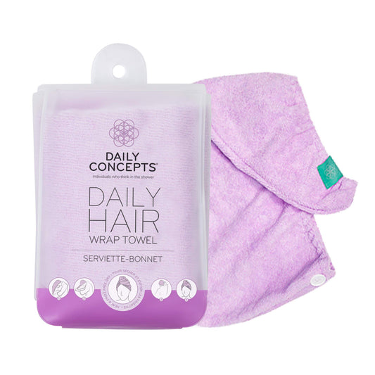 DAILY CONCEPTS Your Hair Towel Wrap, Purple