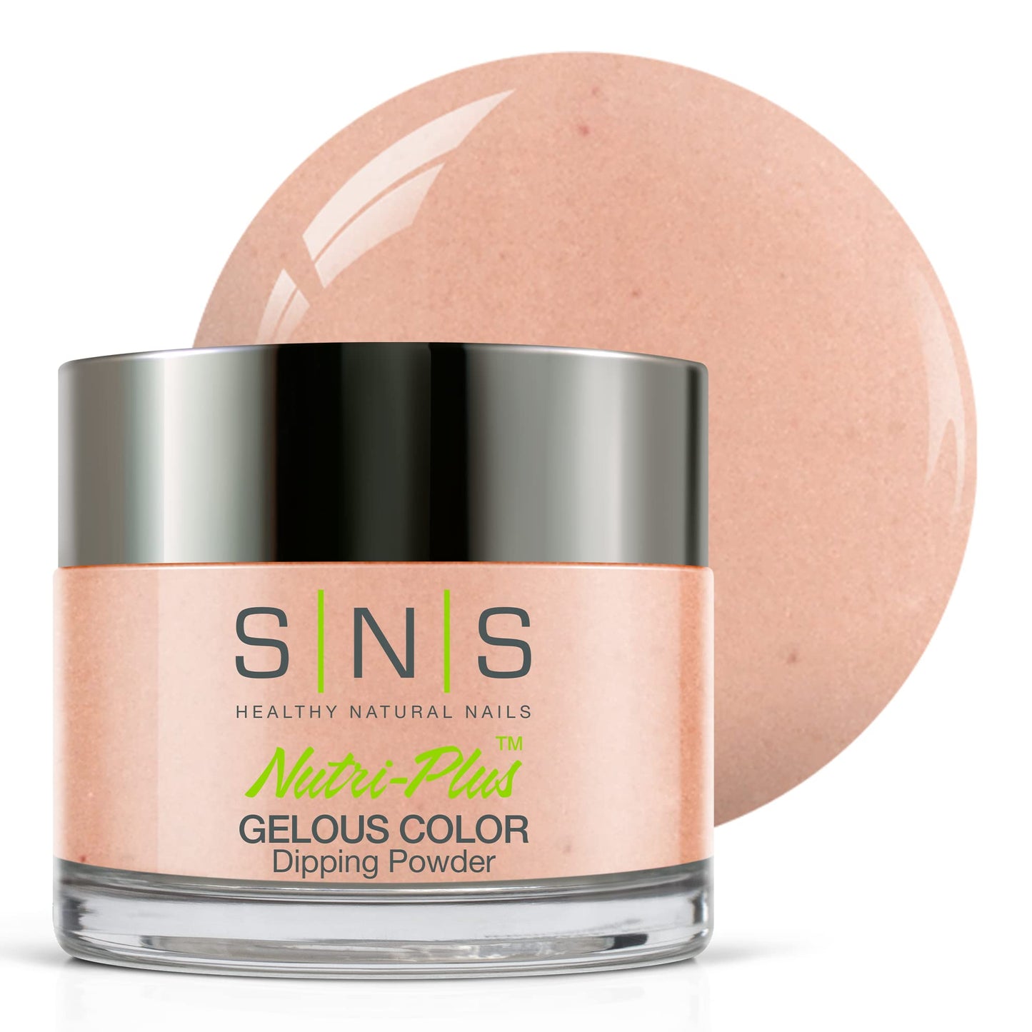 SNS Nail Dip Powder, Gelous Color Dipping Powder - Seal Island (Natural, Nudes/Tan, Cream) - Long-Lasting Dip Nail Color Dip Nail Color Lasts 14 Days - Low Odor & No UV Lamp Needed - 1 Oz