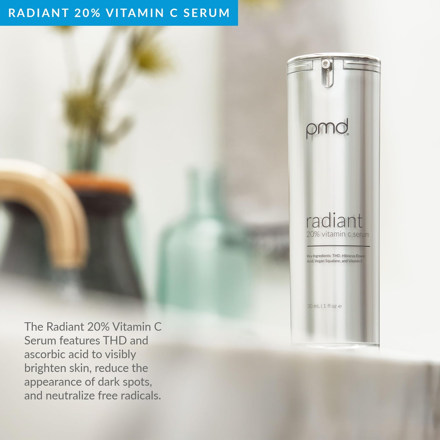 PMD Beauty Radiant 20% Vitamin C Serum,30 ml