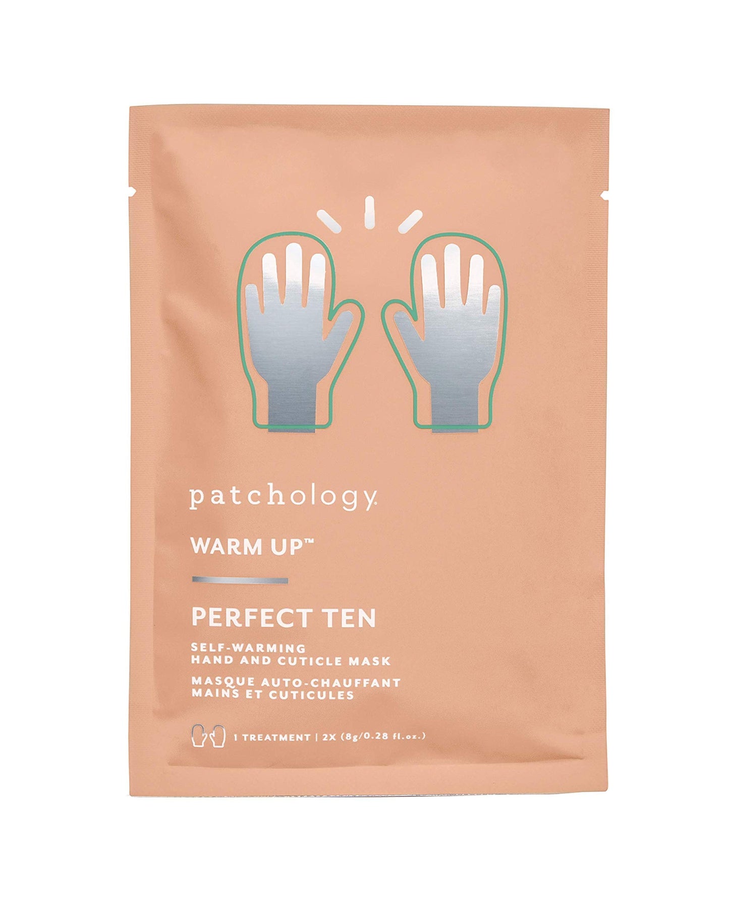 Patchology Bundle with Softening Foot Mask (1 Pack) and Self-Warming Hand Mask (1 Pack) — Foot and Heel Masks for Dry Cracked Feet — Hand and Cuticle Mask Treatment to Moisturize Dry Skin