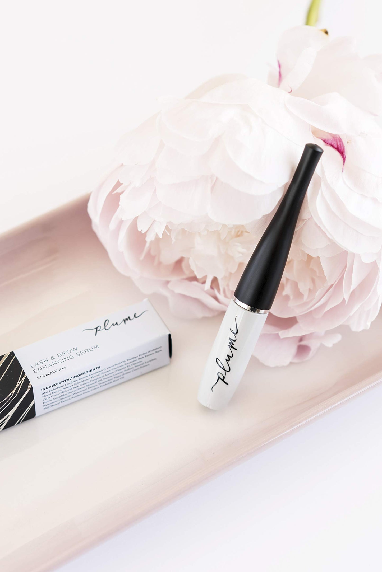 Plume - Natural Lash + Brow Enhancing Serum | Cruelty-Free, Vegan, Clean Cosmetics (0.17 fl oz | 5 mL)