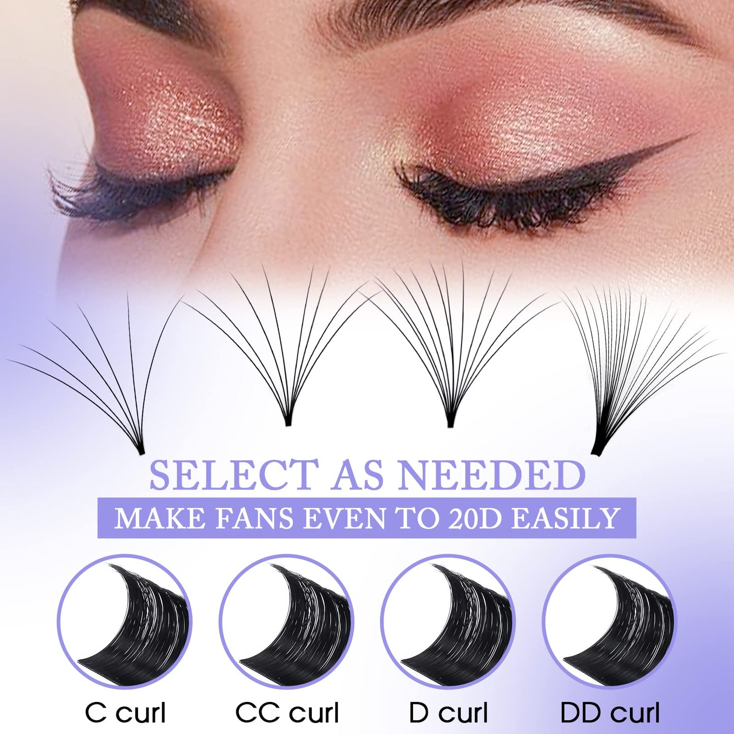 Lash Bond and Seal Waterproof Lash Cluster Glue for Individual Eyelash Extensions Strong Hold Individual Lash Glue Individual Eyelashes Glue Mascara for Personal Makeup Use at Home(10ml)