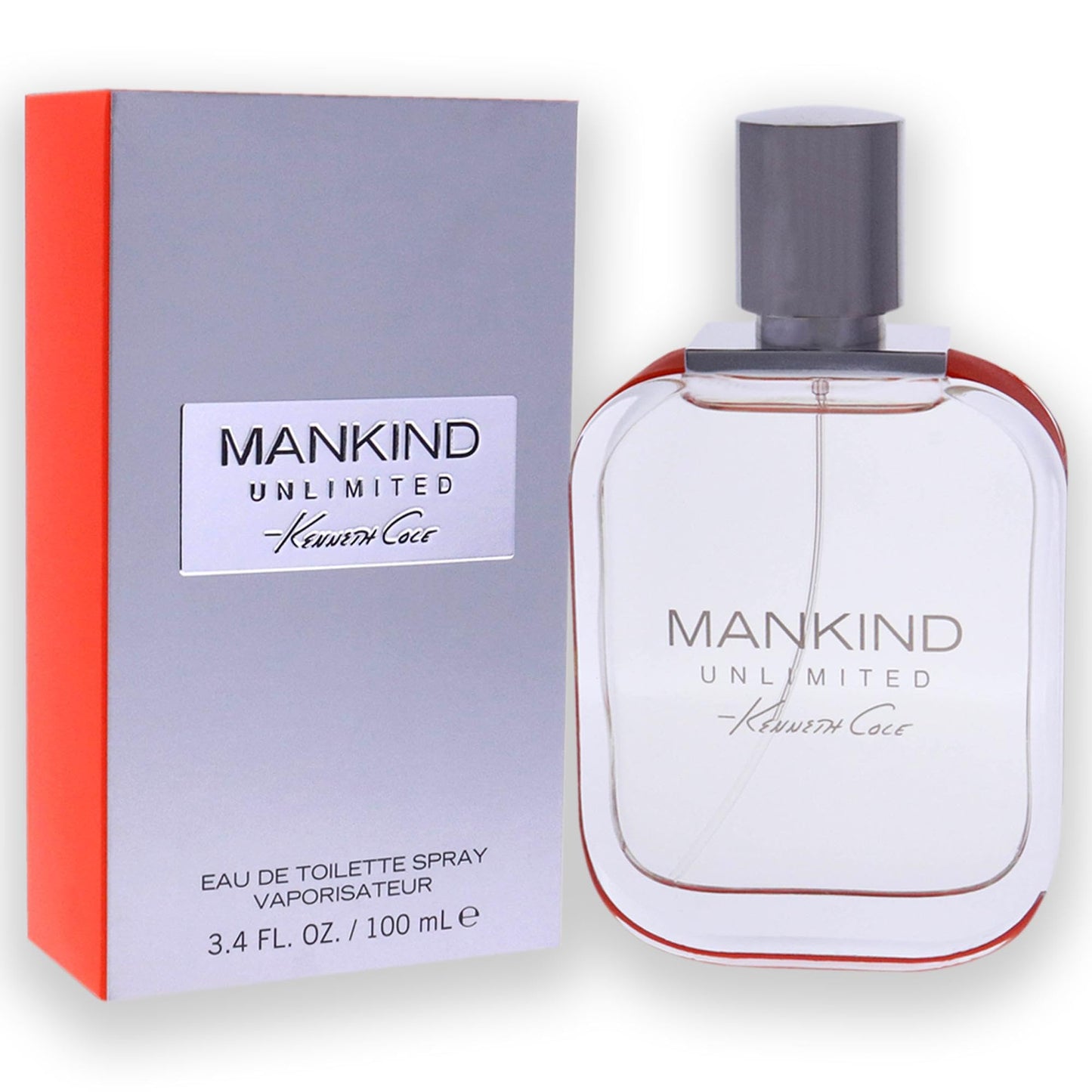 Kenneth Cole Mankind Unlimited Eau de Toilette Cologne for Men, 3.4 Fl Oz