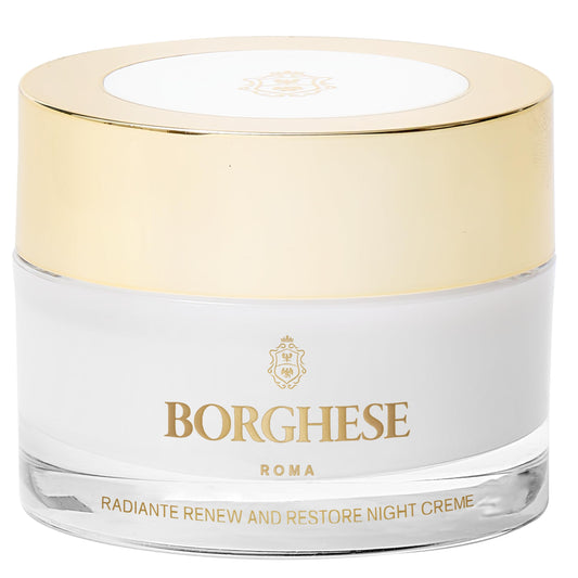 Borghese Illuminating Night Cream - Radiante Renew And Restore Cream - For Dry & All Skin Type - 1.0 FL Oz