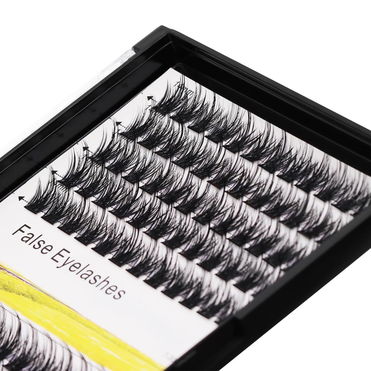 Bodermincer 120 Clusters D Curl M003# 12+14mm Mixed Wide Cluster False Eyelash Individual Cluster EyeLashes Grafting Fake False Eyelashes Eyelash Extension (M003# 12+14mm Mixed)