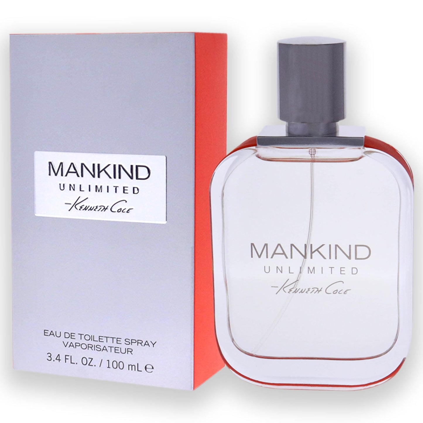 Kenneth Cole Mankind Unlimited Eau de Toilette Cologne for Men, 3.4 Fl Oz