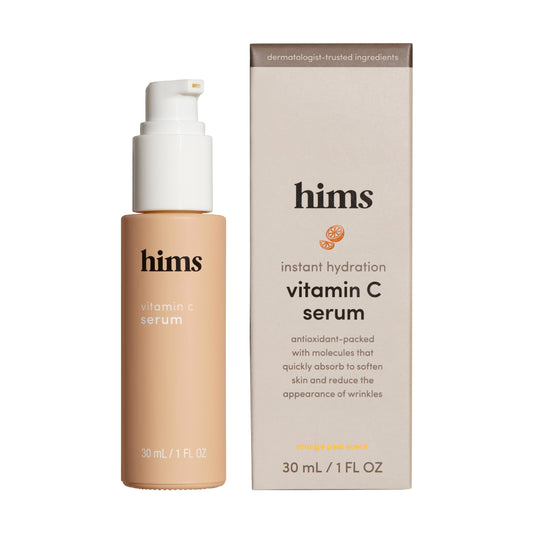 hims vitamin c serum for men - Brighten Skin Tone, Balance Complexion - Vitamin C, Highly Concentrated, Lightweight, Citrus Scent - Vegan, Cruelty-Free, No Parabens - (1oz)