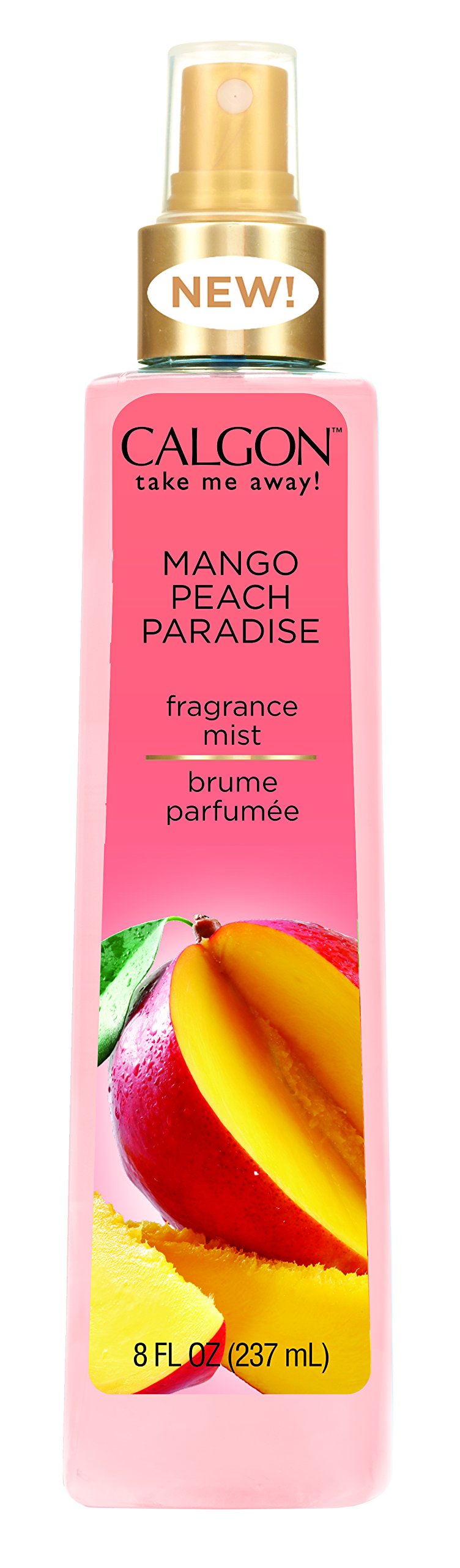 Calgon Take Me Away Mango Peach Paradise Body Mist 8 oz Women