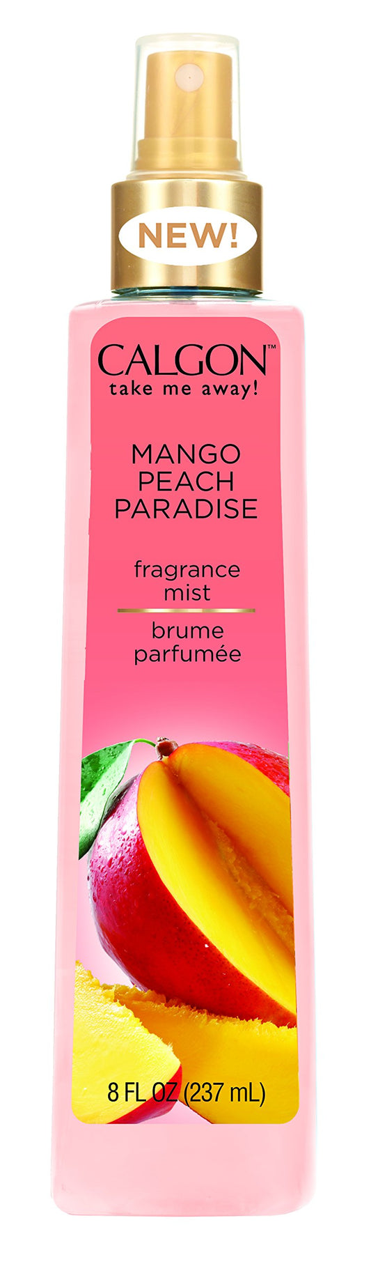 Calgon Take Me Away Mango Peach Paradise Body Mist 8 oz Women