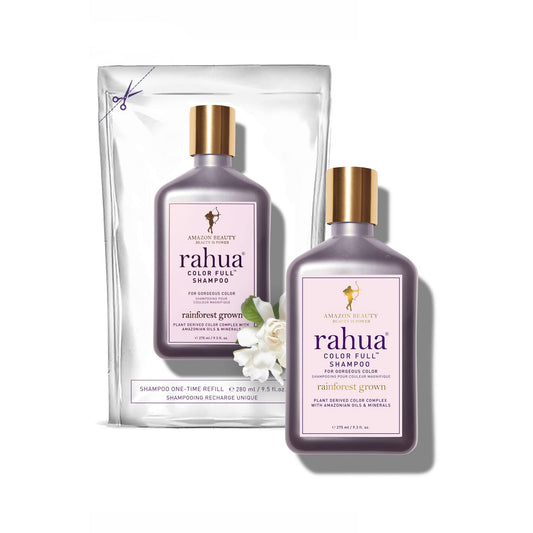 Rahua Color Full Shampoo and Refill, For Nourished Healthy Hair with Gorgeous Color that Lasts with a Smoothing Purple Formula, Best for all Shades of Color-treated and Highlighted Hair