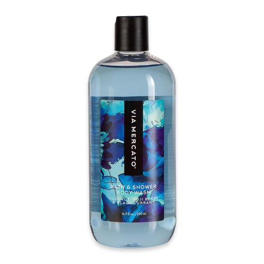 Via Mercato Bella Collection, Hydrates & Invigorates, Shower Gel, 500 ML, No. 6 - Coconut, Goji Berry & Black Currant