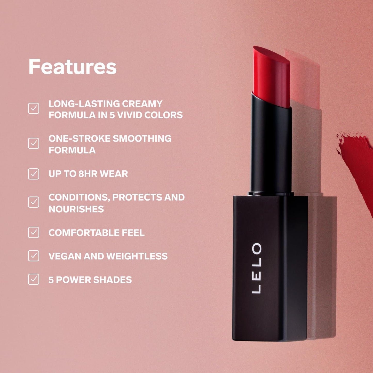 LELO MAKEUP - STYLO Lipstick - Extra Creamy Matte Lipstick for Women, Long Lasting Lipstick, Lipsticks - 04 COME ON OVER