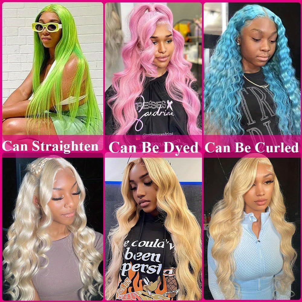 Honey Blonde Bundles Deep Wave Human Hair 24inch 1 Bundle Blonde Deep Wave Bundles Human Hair Bundlles 613 Bundles Blonde Bundles Brazilian Unprocessed Virgin Hair Wet and Wavy Human Hair Extensions