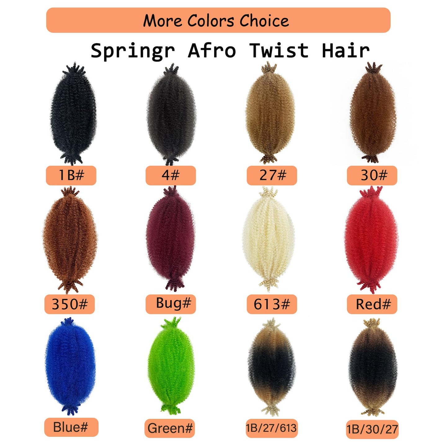 Marley Twist Braiding Hair 10INCH, Pre-Separated Springy Afro Twist Hair Kinky Twist Crochet Hair Braids for Distressed Soft Locs Spring Twist Hair for Women (Natural Black, 10 Inch(Pack of 3))