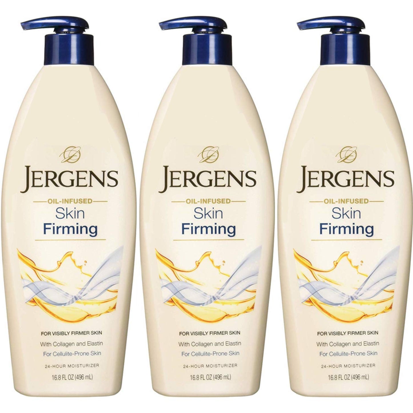 Jergens Skin Firming Daily Toning Moisturizer 16.80 oz (Pack of 3)