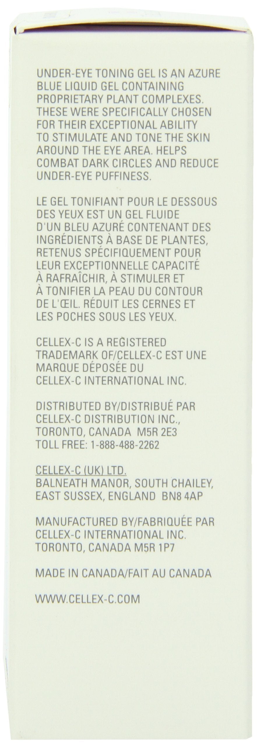 Cellex-C Under Eye Toning Gel, 0.33 Fl Oz