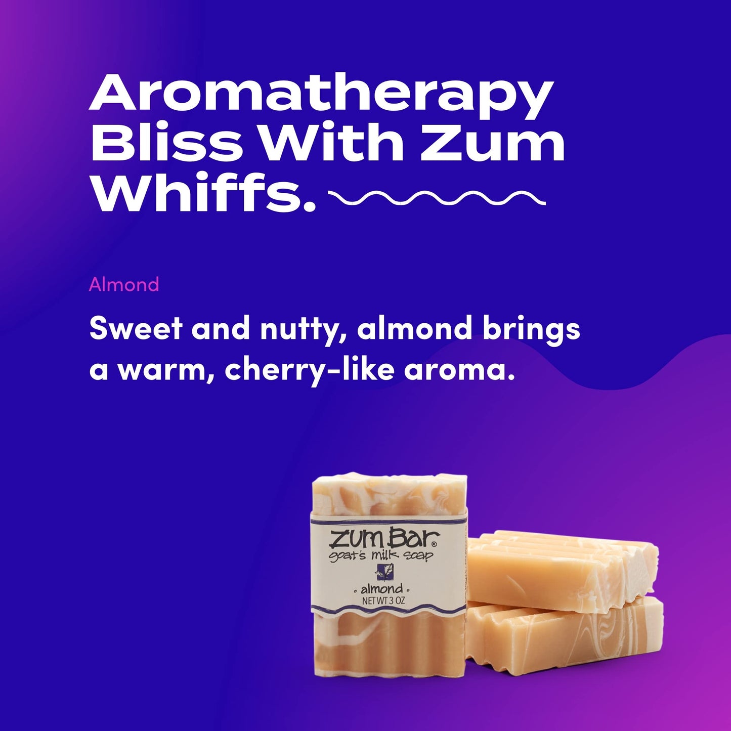 Zum Bar Goat's Milk Soap - Almond - 3 oz (6 Pack)