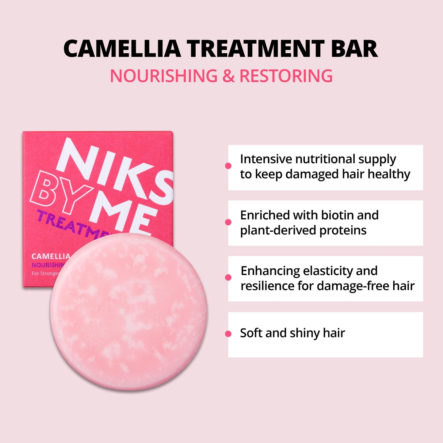 NIKSME Essentials Set - Black Bean Shampoo Bar, Camellia Treatment Bar, Mushroom Soap Bar