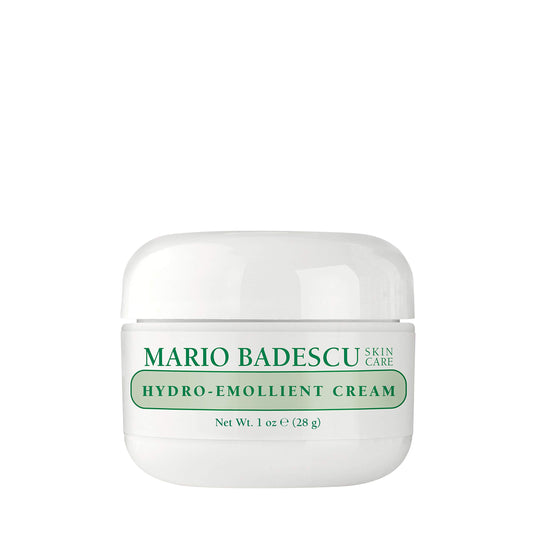 Mario Badescu Hydro Emollient Face Cream with Collagen, Vitamin A & E and Peanut Oil, Protect Against Moisture Loss, Travel Face Moisturizer for Dry Skin, 1 Oz