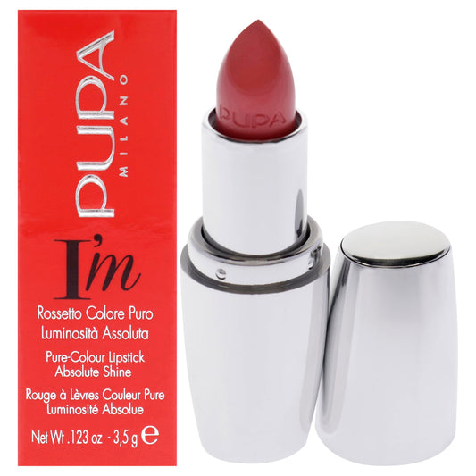 Pupa Milano I Am Pure-Colour Lipstick - Intense Color And Absolute Brightness - High Concentration Of Pigments - Lightweight And Flawless - Melts Perfectly On Lips - 403 Pink Escape - 0.123 OZ