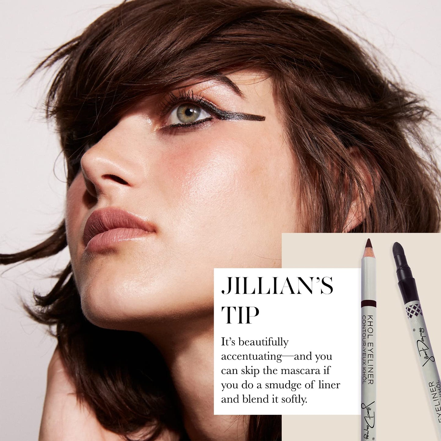 Jillian Dempsey Khôl Eyeliner in Jet Black + Cheek Tint in Poppy