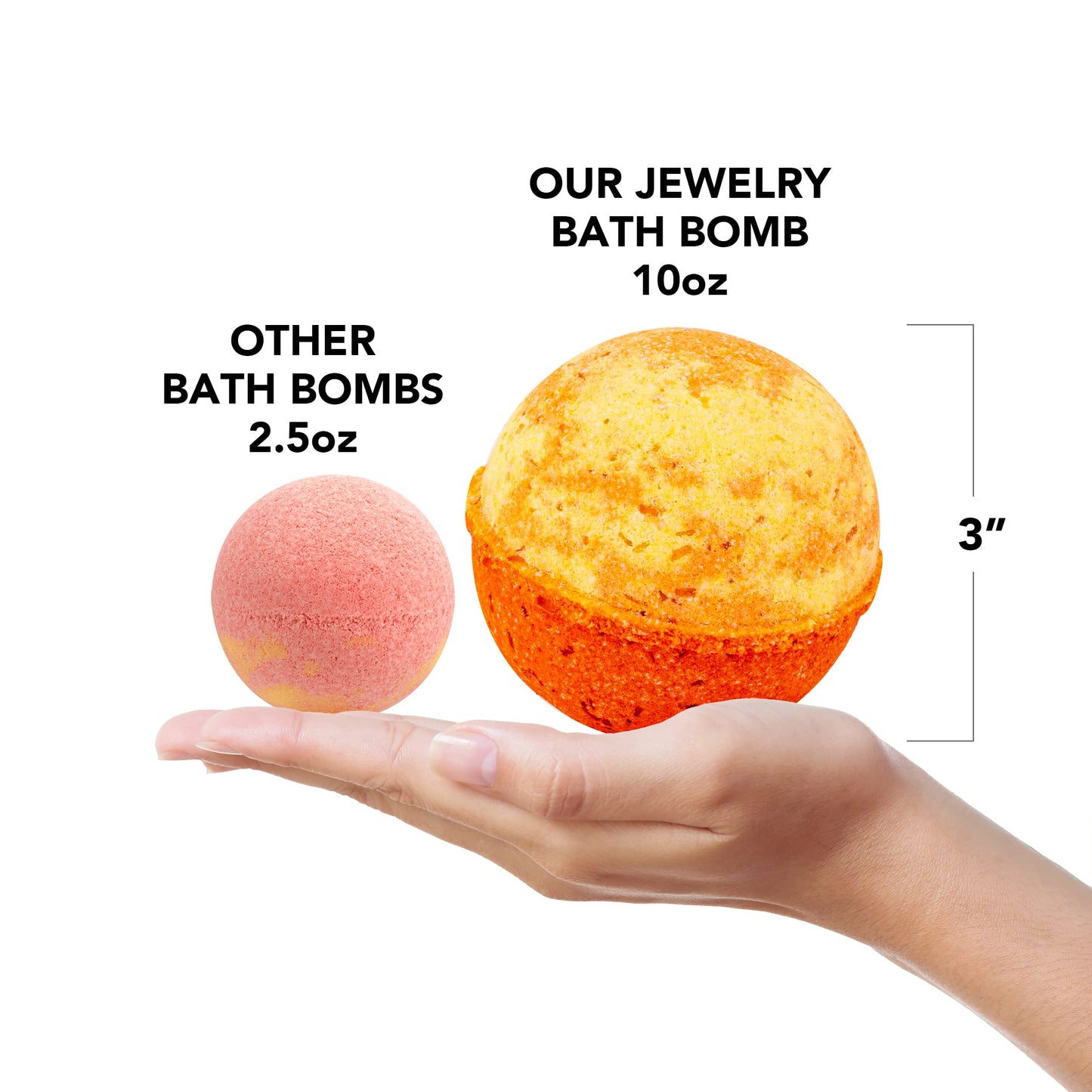 Kate Bissett Lemon Drop Bath Bomb with Jewelry Inside (Surprise Jewelry Valued at $25 to $5,000) Made in USA, Perfect for Bubble Spa Bath. Handmade | Ring Size 05