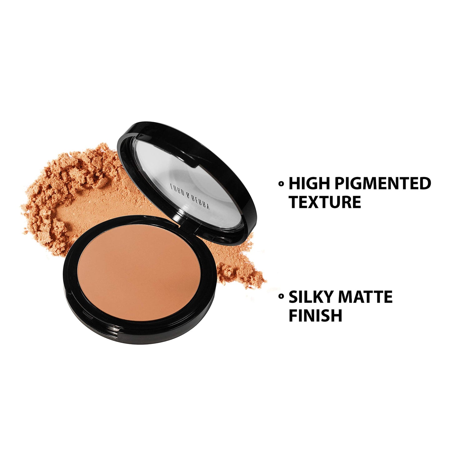 Lord & Berry BRONZER Face Powder Bronzer, Lightweight and High Pigmented with Matte Finish, Biscotto