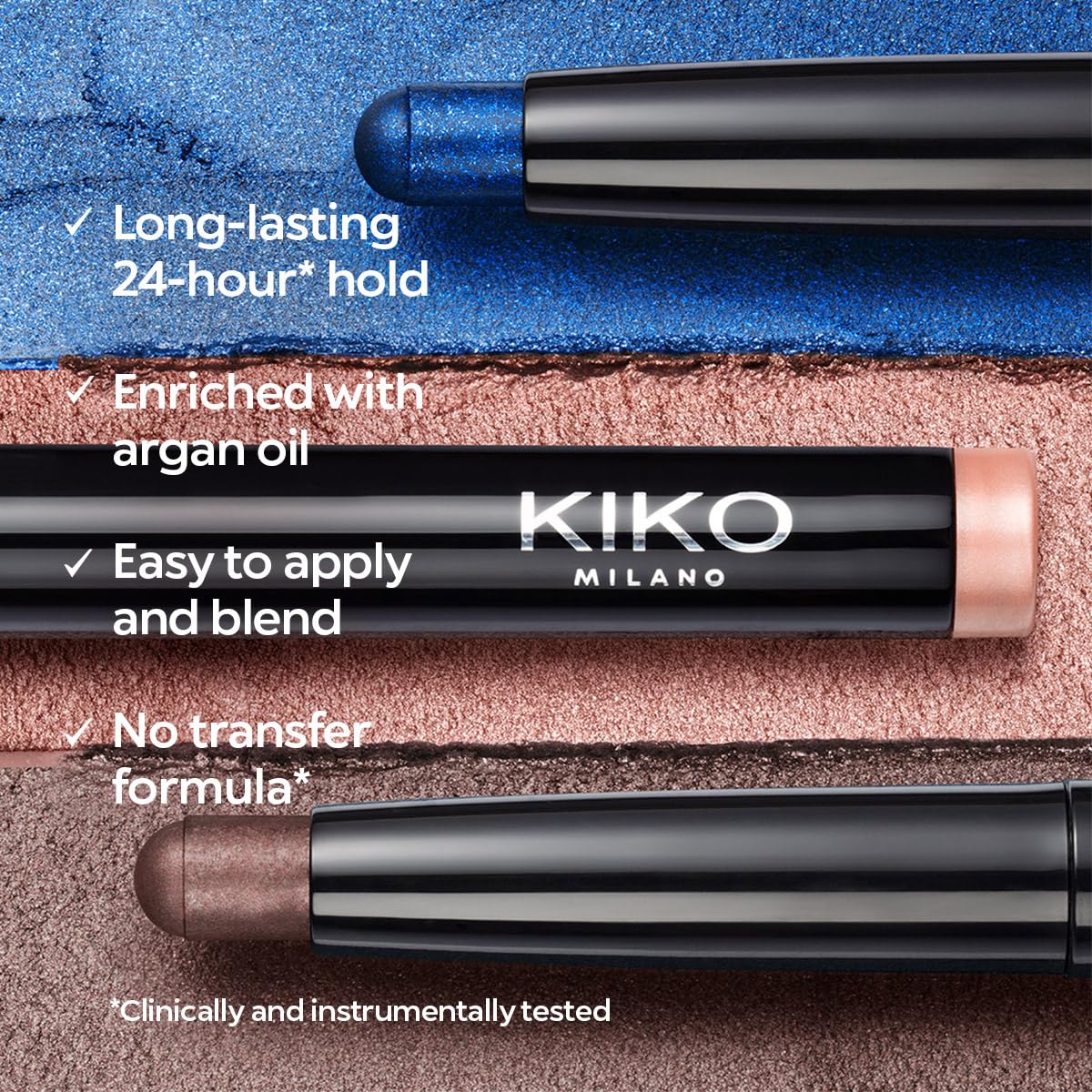 KIKO MILANO - New Long Lasting Eyeshadow Stick 18 Stick format eyeshadow with a creamy formula and extreme hold