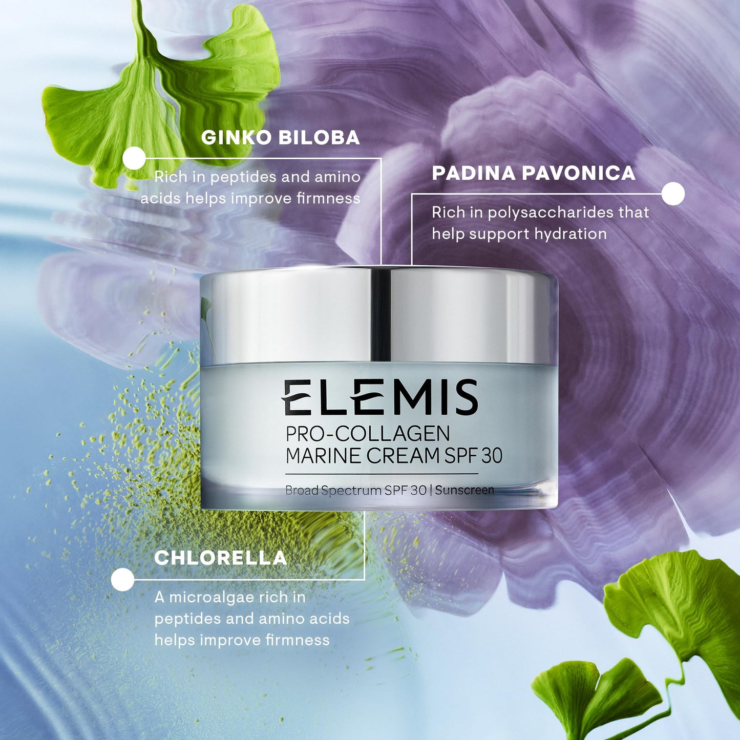 ELEMIS Pro-Collagen Marine Cream with SPF 30, Face Moisturizer with SPF, Moisturizer Face Cream, Hydrating Face Moisturizer for Dry Skin, Best Moisturizer for Aging Skin, Anti Aging Gel Moisturizer