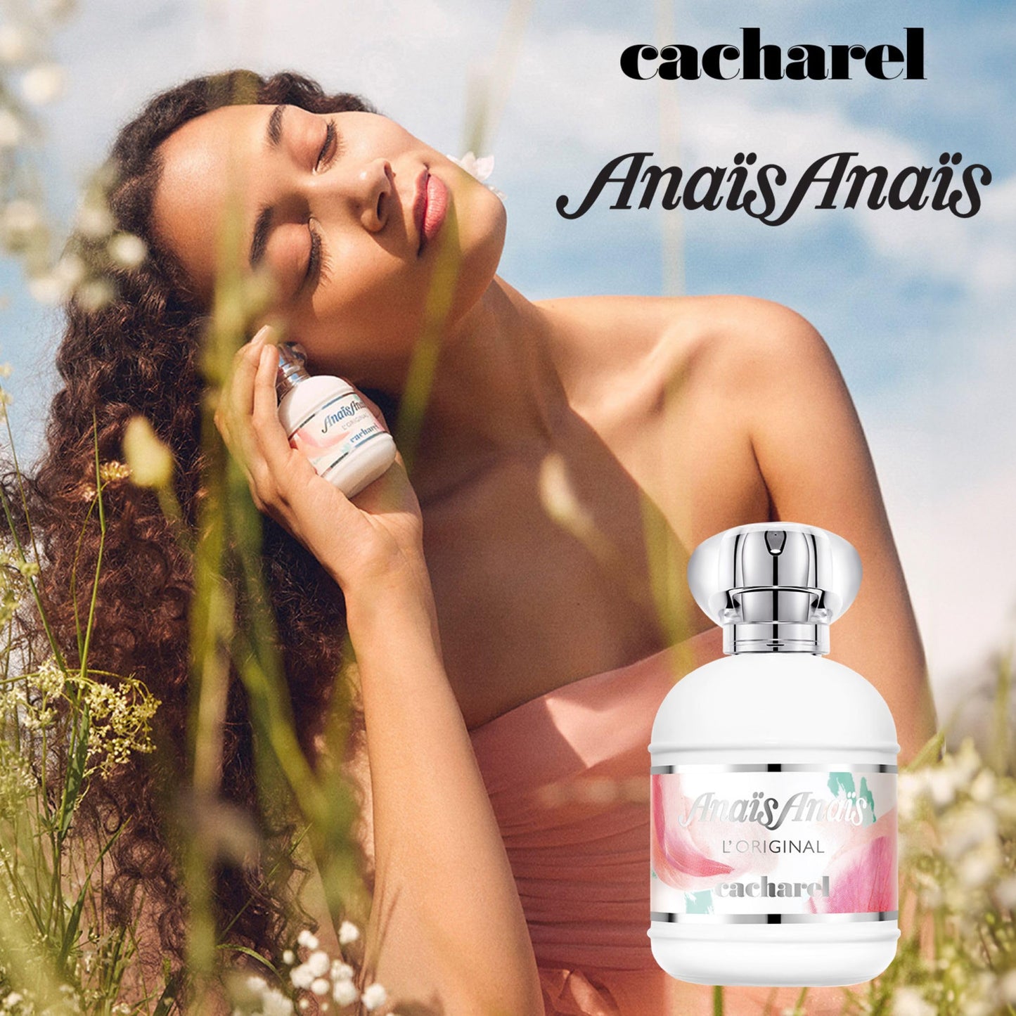 Cacharel Anais Anais, Eau de Toilette for Women, Floral, Green With Notes of White Lily & Musk, 1.7 Fl. Oz.