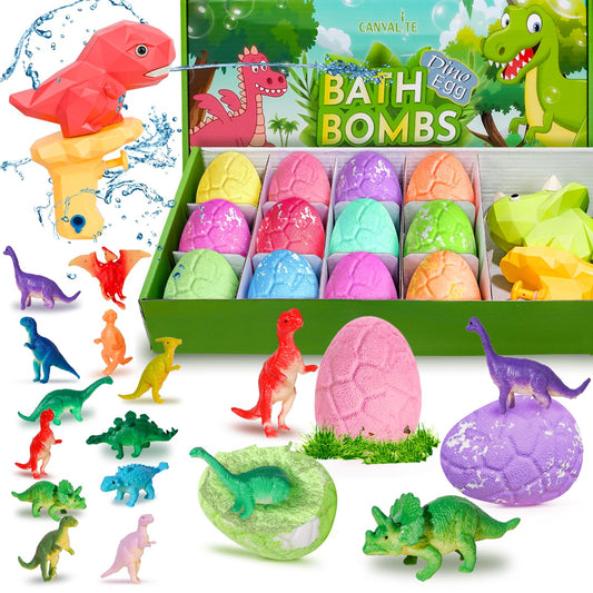 Christmas Bath Bombs for Kids with Surprise Inside, 6Pcs Kids Bath Bombs with Surprise Fizzy Organic Bubble Bath Bomb Set, Christmas Gifts for Kids, Girls, Boys(with 1 Mini Christmas Stocking)