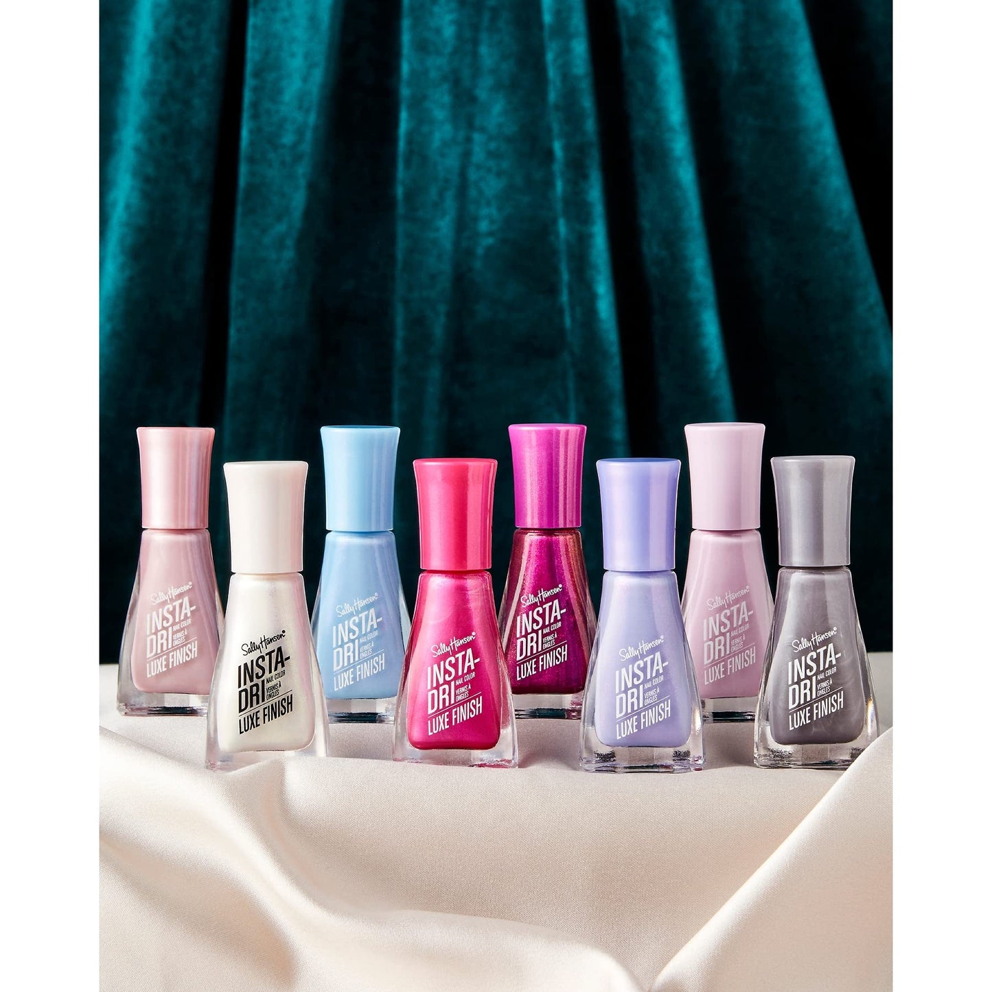 Sally Hansen Insta-Dri Nail Polish, Luxe Finish Collection, Spill the Velvet-ea, 0.31 fl oz