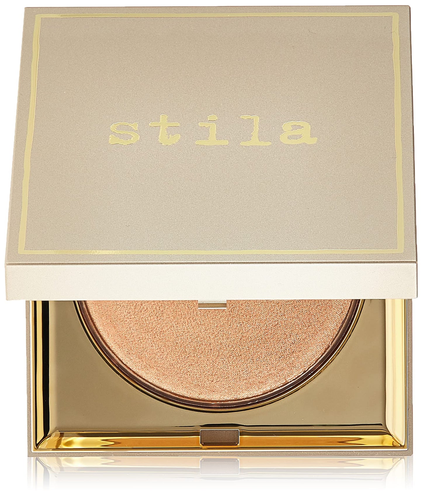 stila Heaven's Hue Highlighter | Lightweight Soft Makeup Glow, Bouncy Texture Illuminates Skin, Transfer-Resistant | Bronze, 0.35 Oz. (Pack of 1)