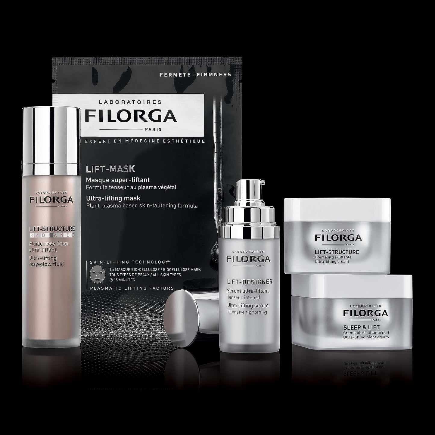 Filorga Lift-Designer Ultra-Lifting Anti Aging Face Serum, Skincare Treatment With Hyaluronic Acid, Collagen, and Cell Factors to Tighten Skin and Sculpt Facial Appearance, 1 fl. oz.