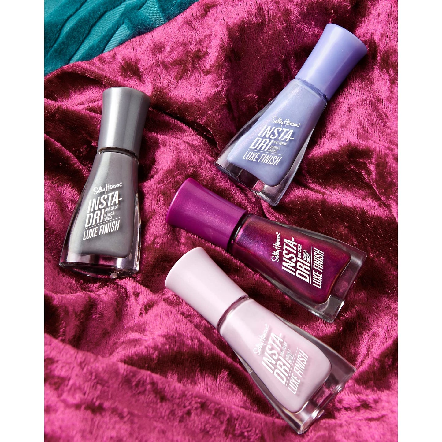 Sally Hansen Insta-Dri Nail Polish, Luxe Finish Collection, Lavish Lilac, 0.31 fl oz