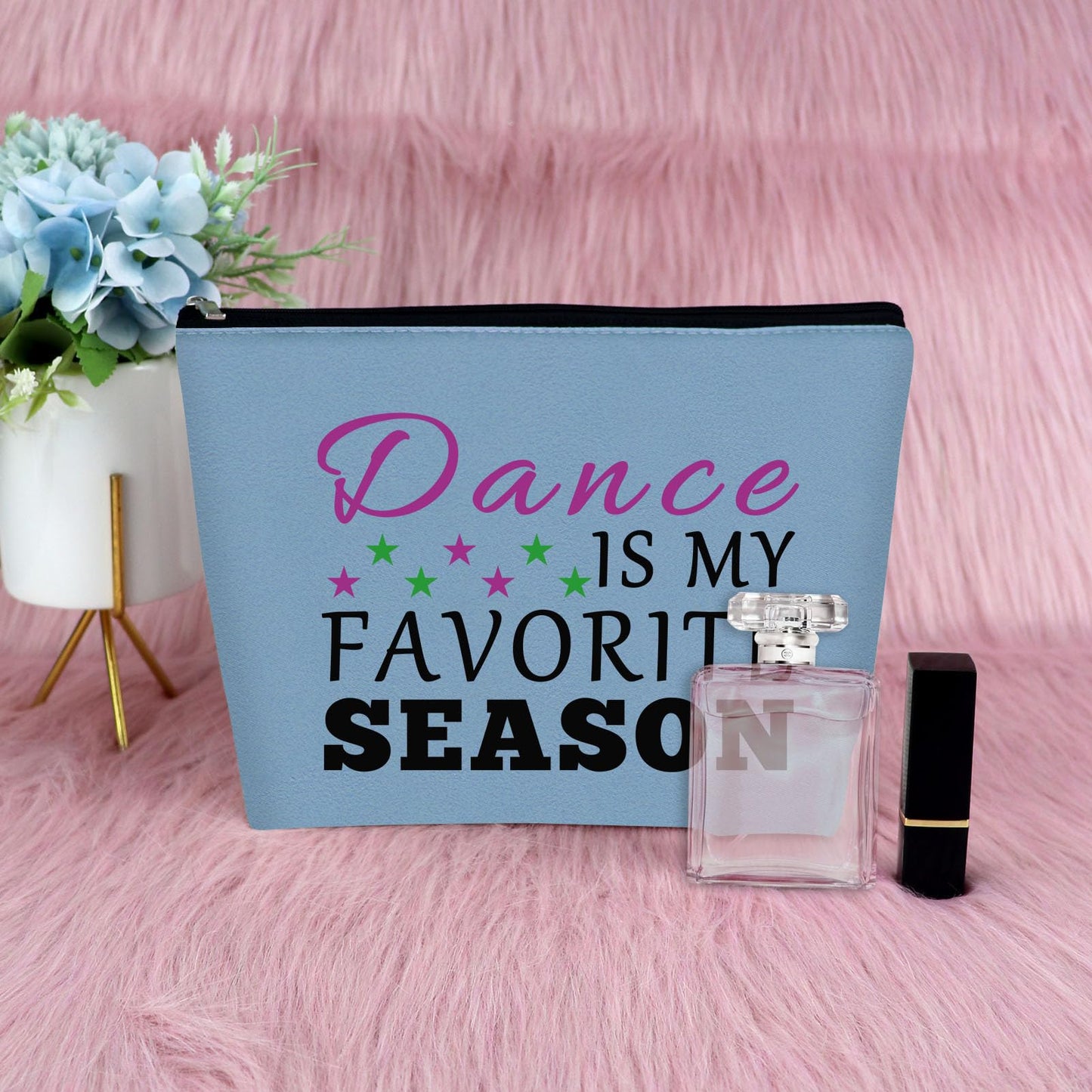 Dancer Gift for Women Makeup Bag Dance Student Gift Dance Teacher Appreciation Gift Dance Teams Inspiration Gifts Cheer Coach Gift Dance Lover Gift Christmas Birthday Gift 3PCS Travel Cosmetic Pouch