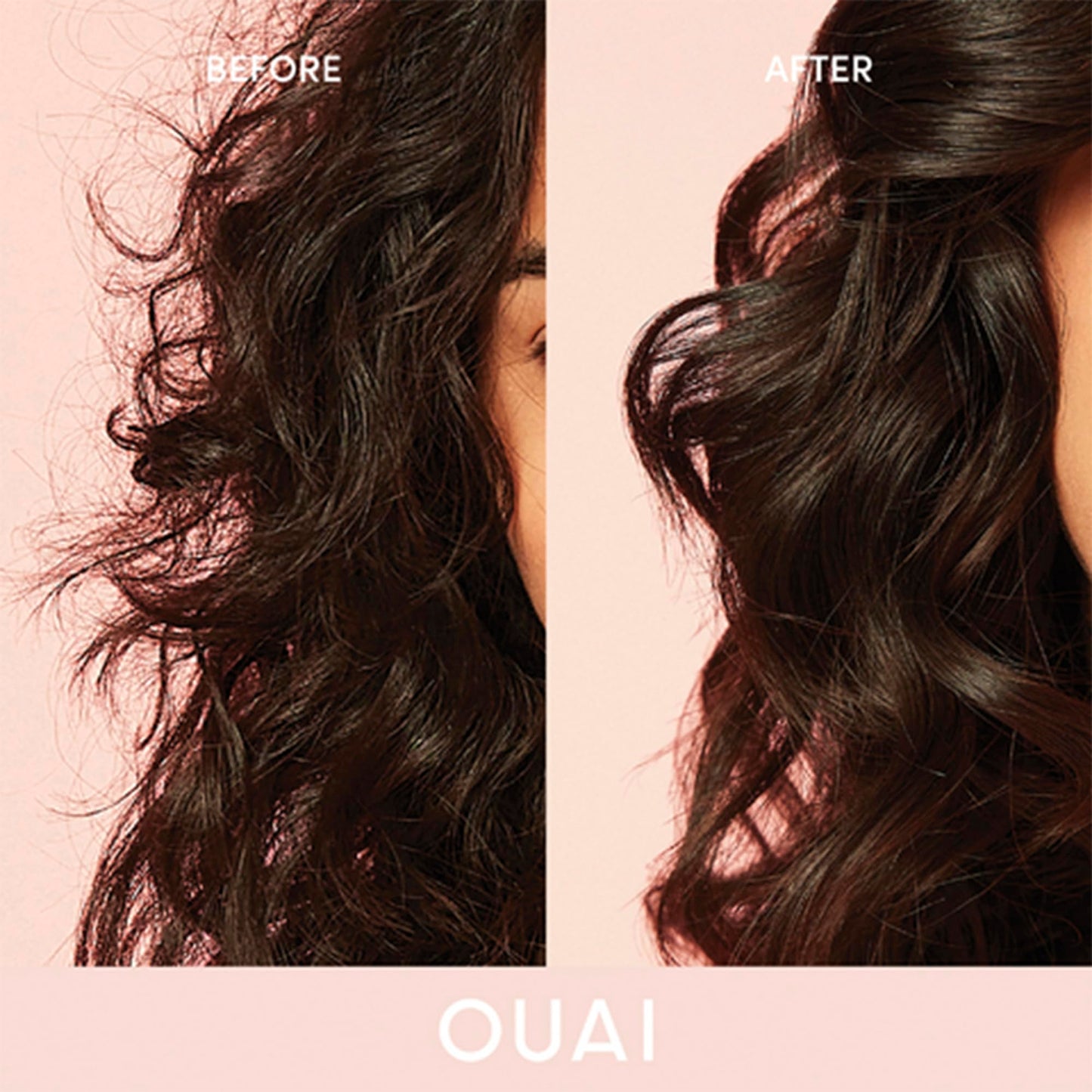 OUAI Anti Frizz Cream - Moisturizing Hair Cream with Frizz Control & Heat Protection - Provides Lasting Hydration with Jackfruit & Beetroot Extract - Paraben, Phthalate & Sulfate Free (6 oz)