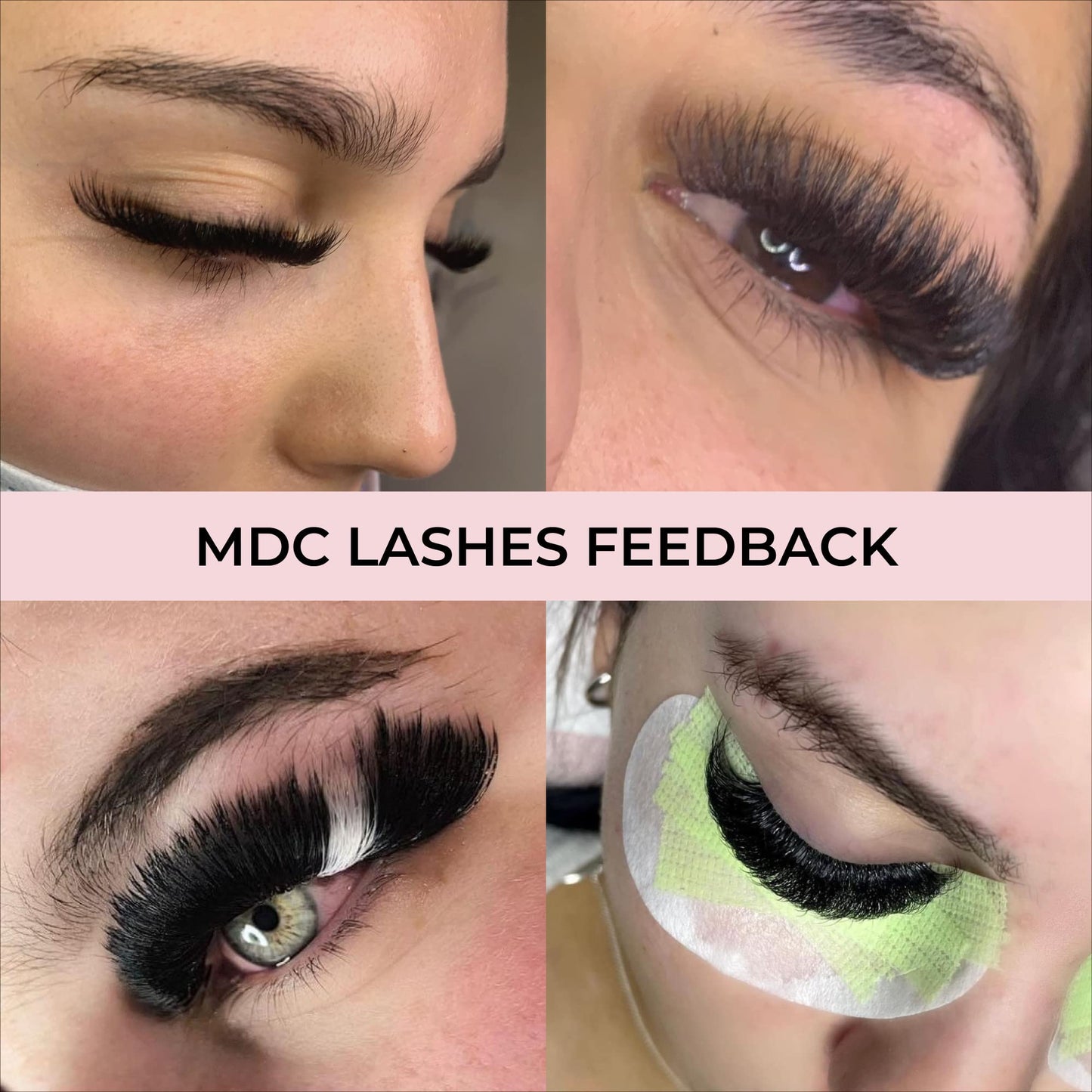 MDC LASHES Promades Eyelash Fan 500fans | 5D-16D, 0.05-0.07 Thickness, C/CC/D Curls, 8-18mm | Volume Lash Extensions Premade Lash Fans Pro Made False Eyelashes Pestanas Pelo A Pelo (6D-0.07-D-11)