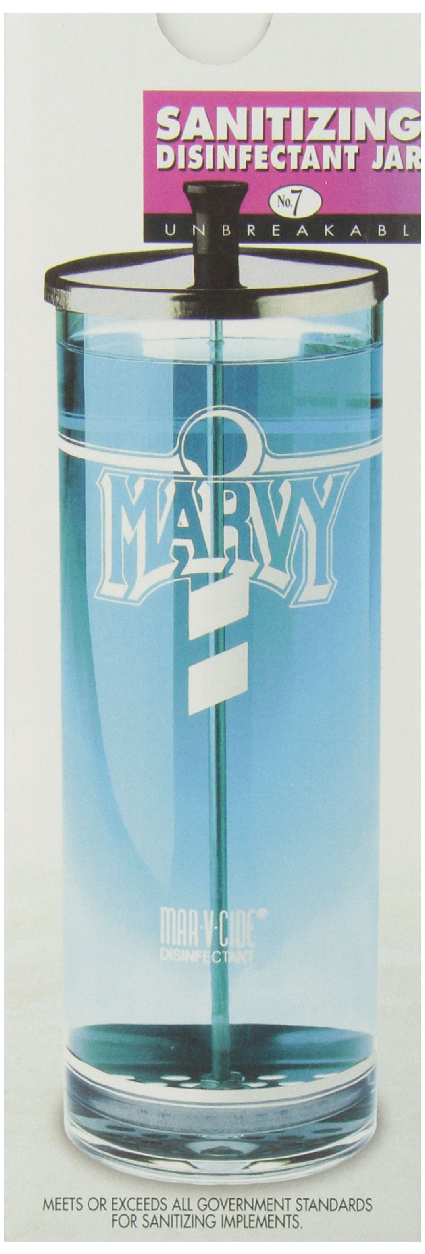 William Marvy No.7 Unbreakable Disinfectant Jar, 40 Ounce