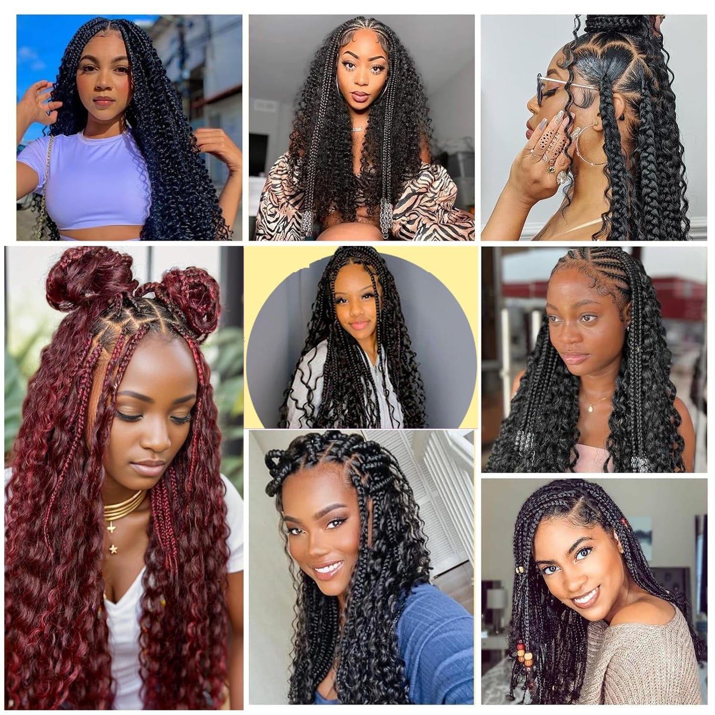 Human Braiding Hair 24 Inch Deep Wave Bulk Human Hair for Braiding No Weft 2 Bundles 100g Curly Human Hair for Boho Braids 100% Unprocessed Brazilian Virgin Hair for Human Hair Extensions