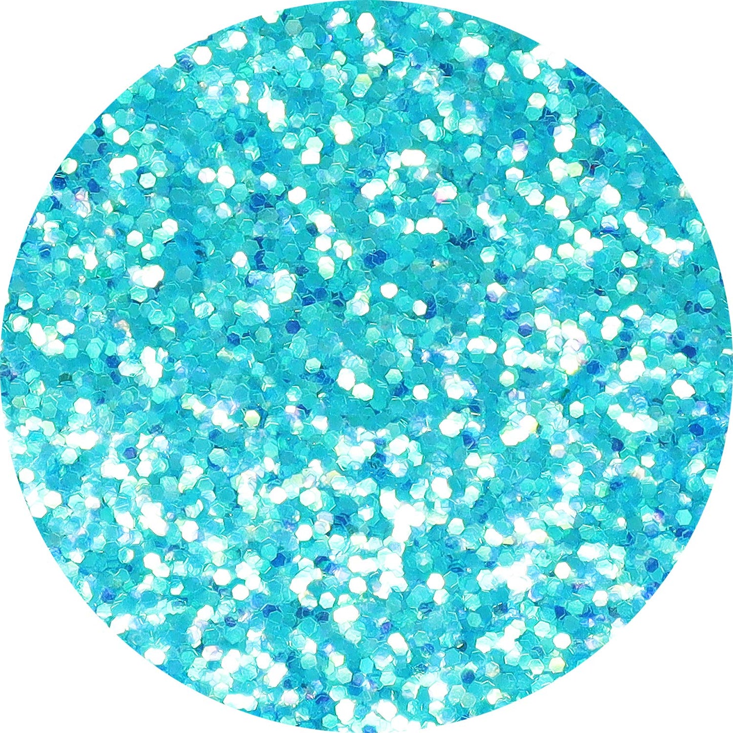 Hemway Turquoise Craft Glitter - Super Chunky 1/8" 0.125" for Arts Crafts Tumblers Schools Paper Glass Decorations DIY Projects